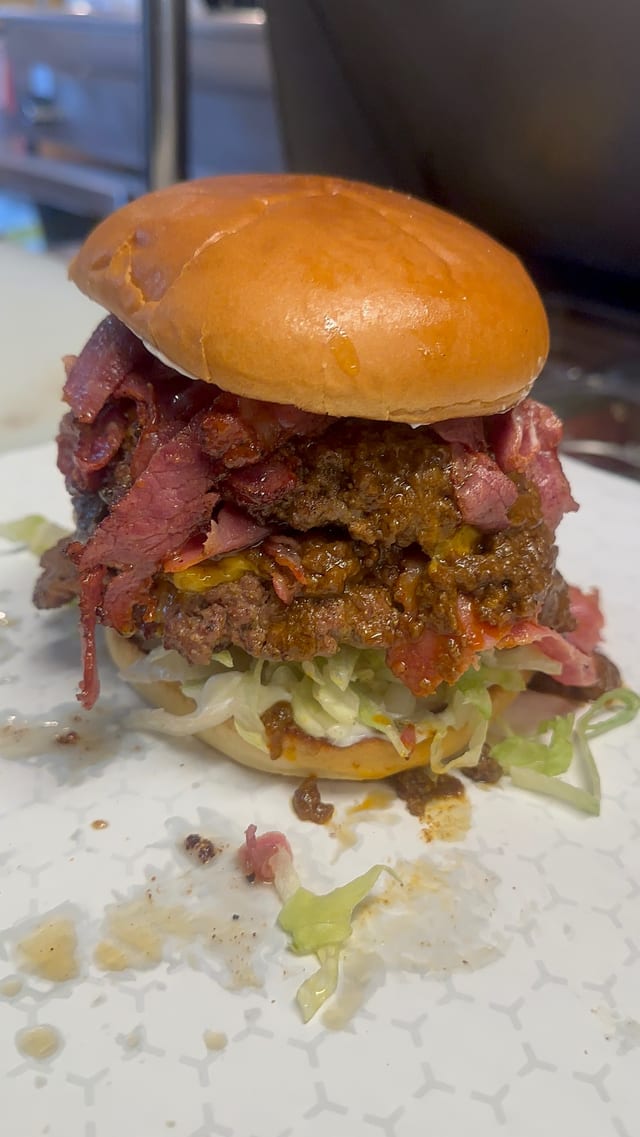 Double Stack Burger.